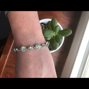 Givenchy Green Crystal Bracelet